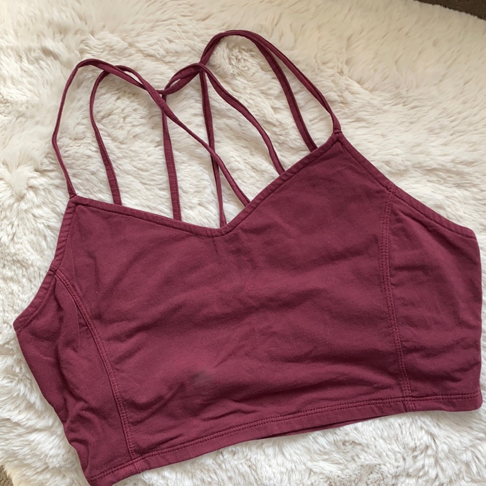 American Eagle Strappy Back crop Top